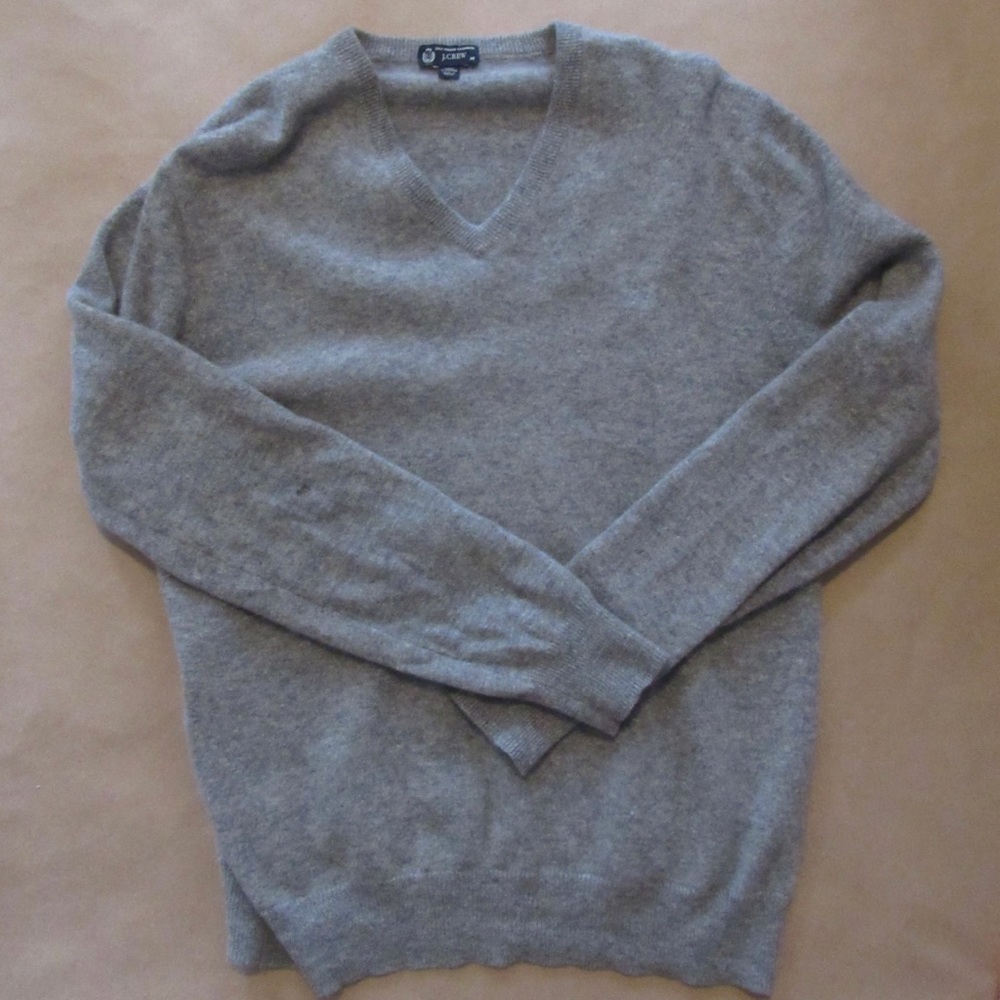 Grey cashmere j. Crew sweater